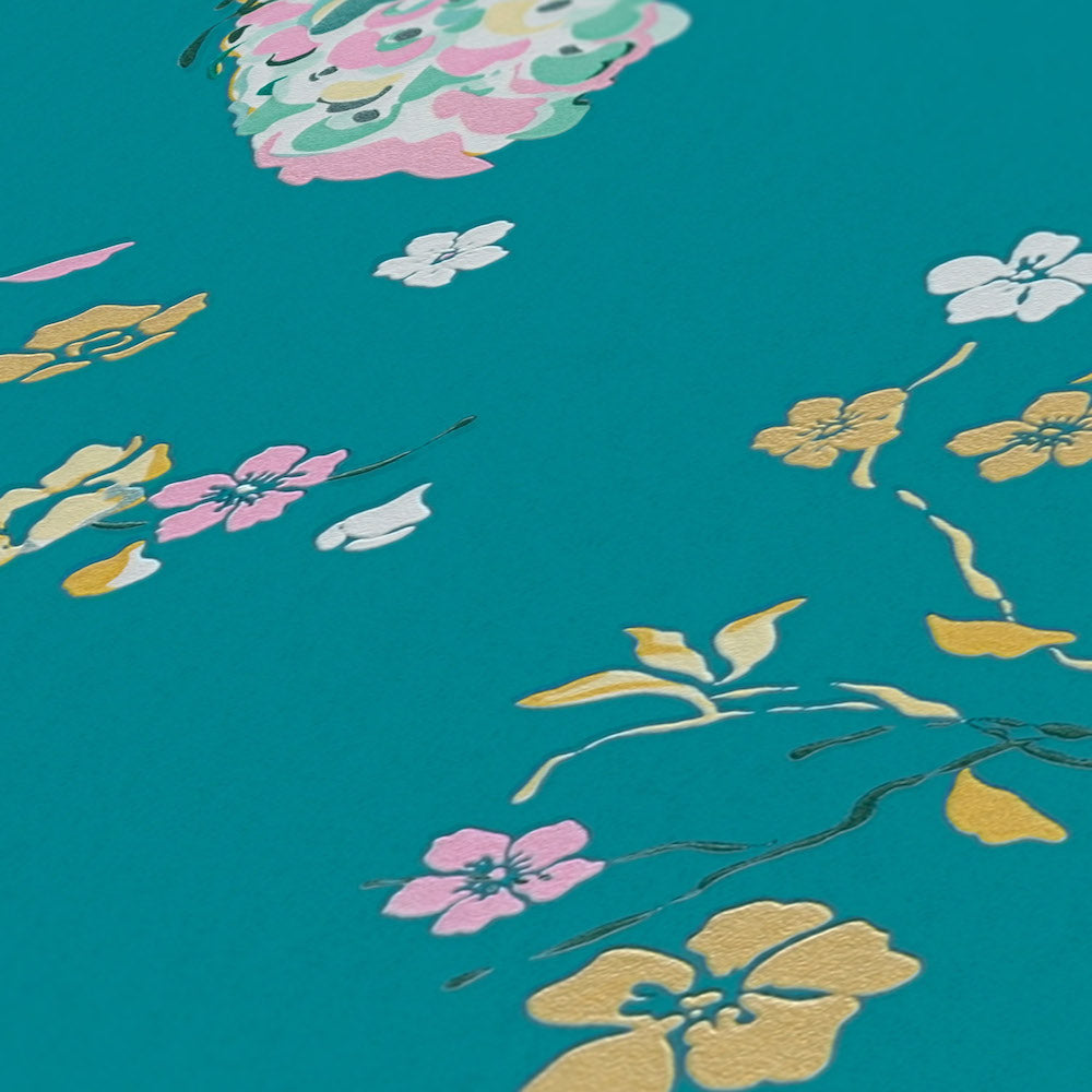House of Turnowsky - Peacocks botanical wallpaper AS Creation    