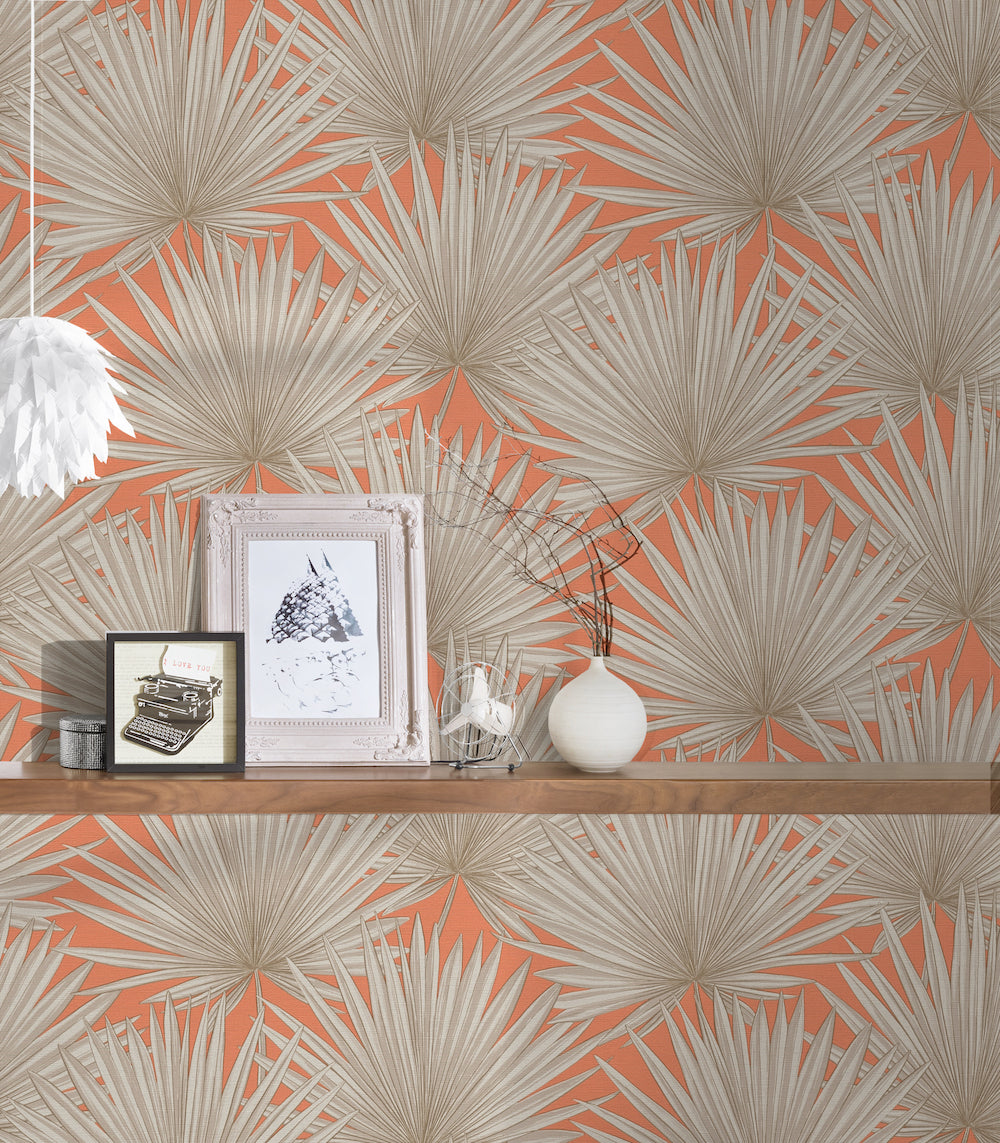 Antigua - Palm Leaves botanical wallpaper AS Creation    