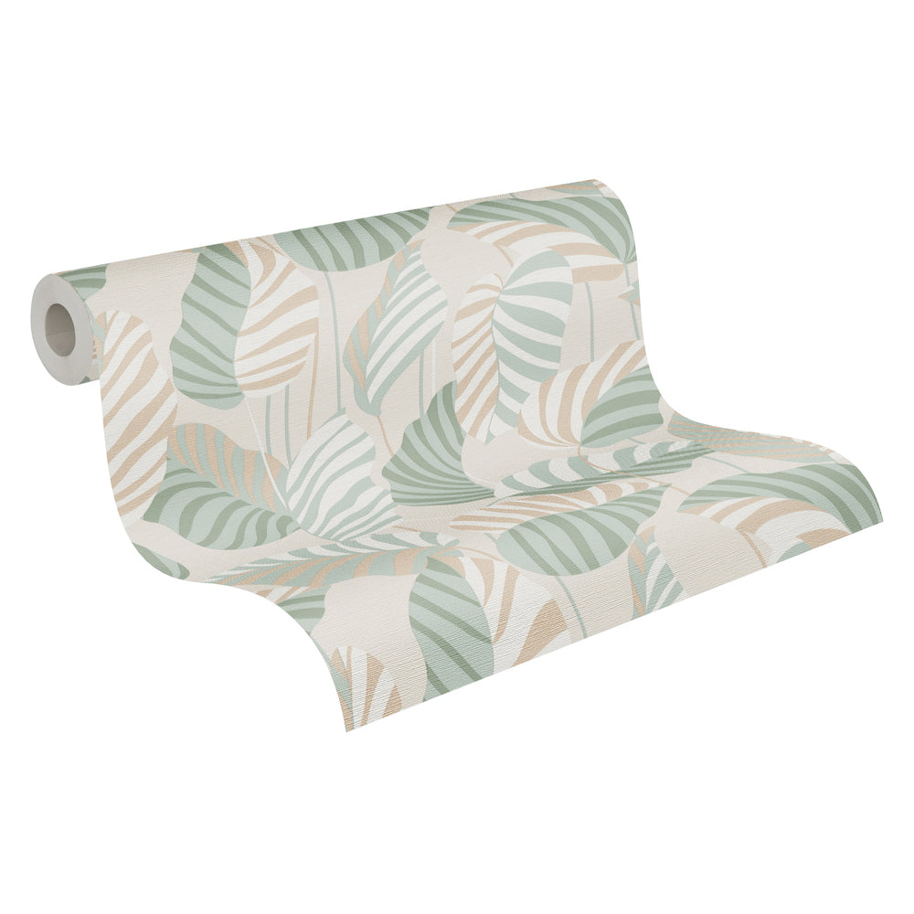 Antigua - Jungle Leaves botanical wallpaper AS Creation    