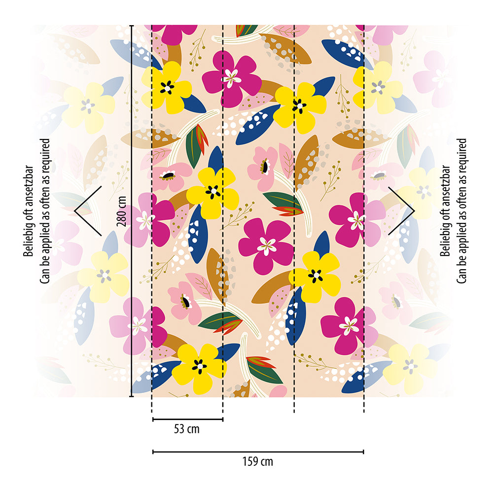 The Wall 2 - Floral Field smart walls AS Creation    