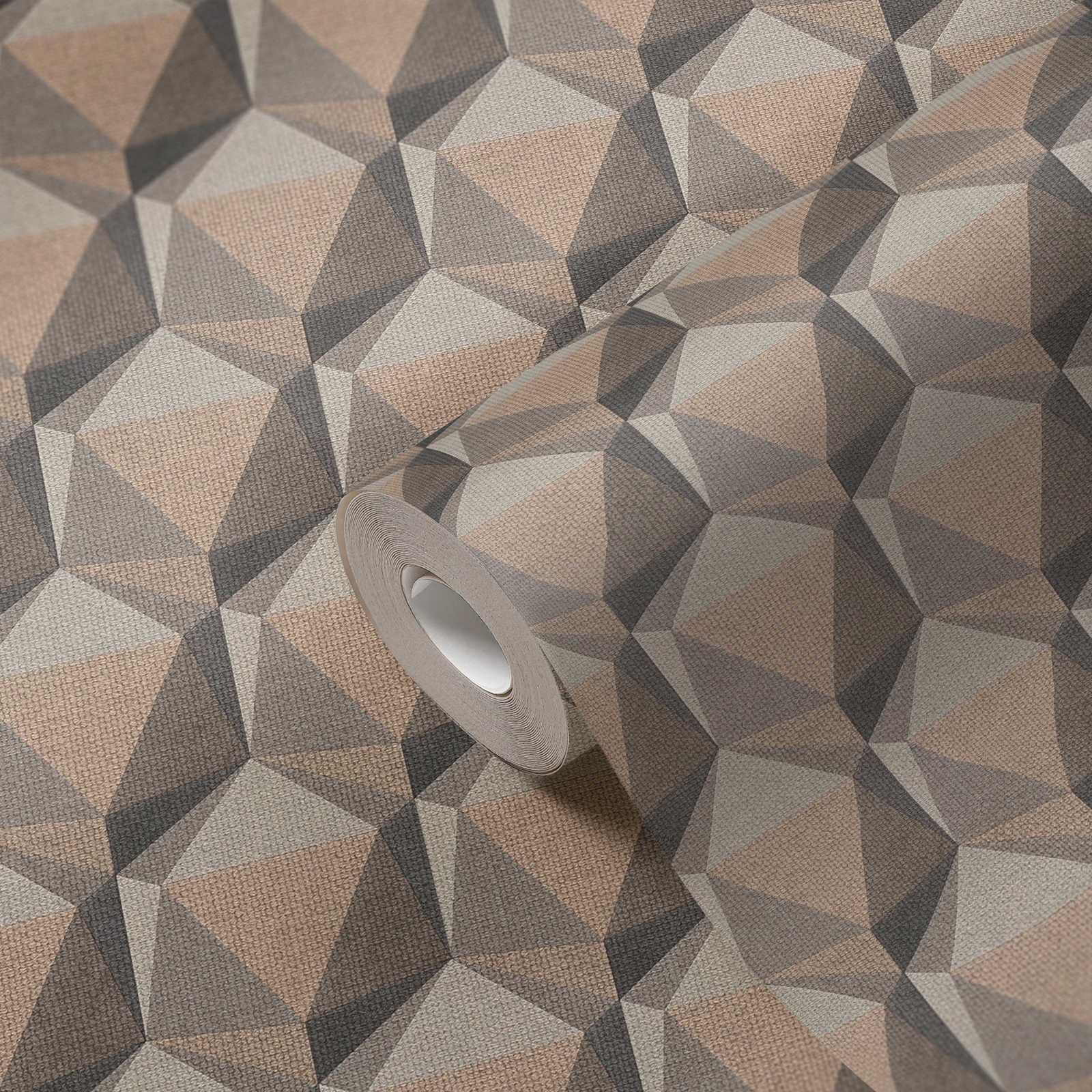 Nara - 3D Retro geometric wallpaper AS Creation    