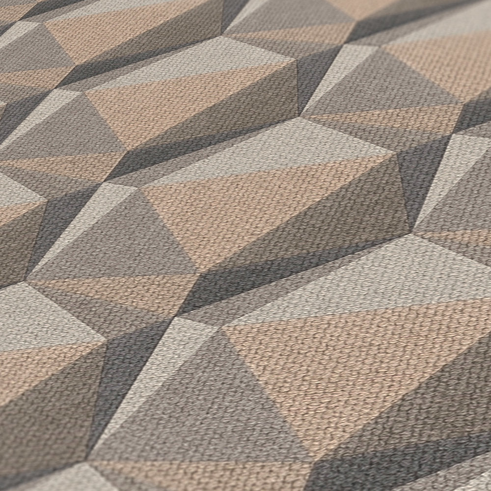 Nara - 3D Retro geometric wallpaper AS Creation    