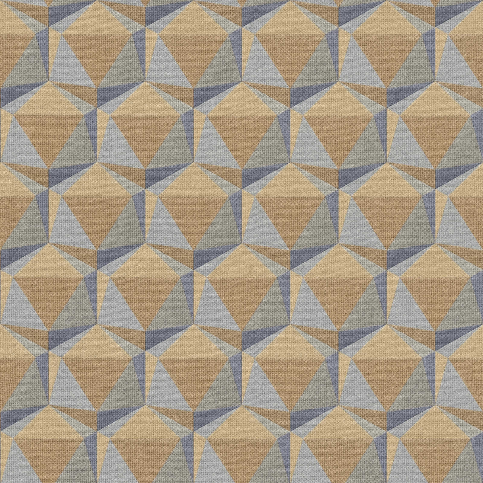 Nara - 3D Retro geometric wallpaper AS Creation Roll Multi Coloured  387483