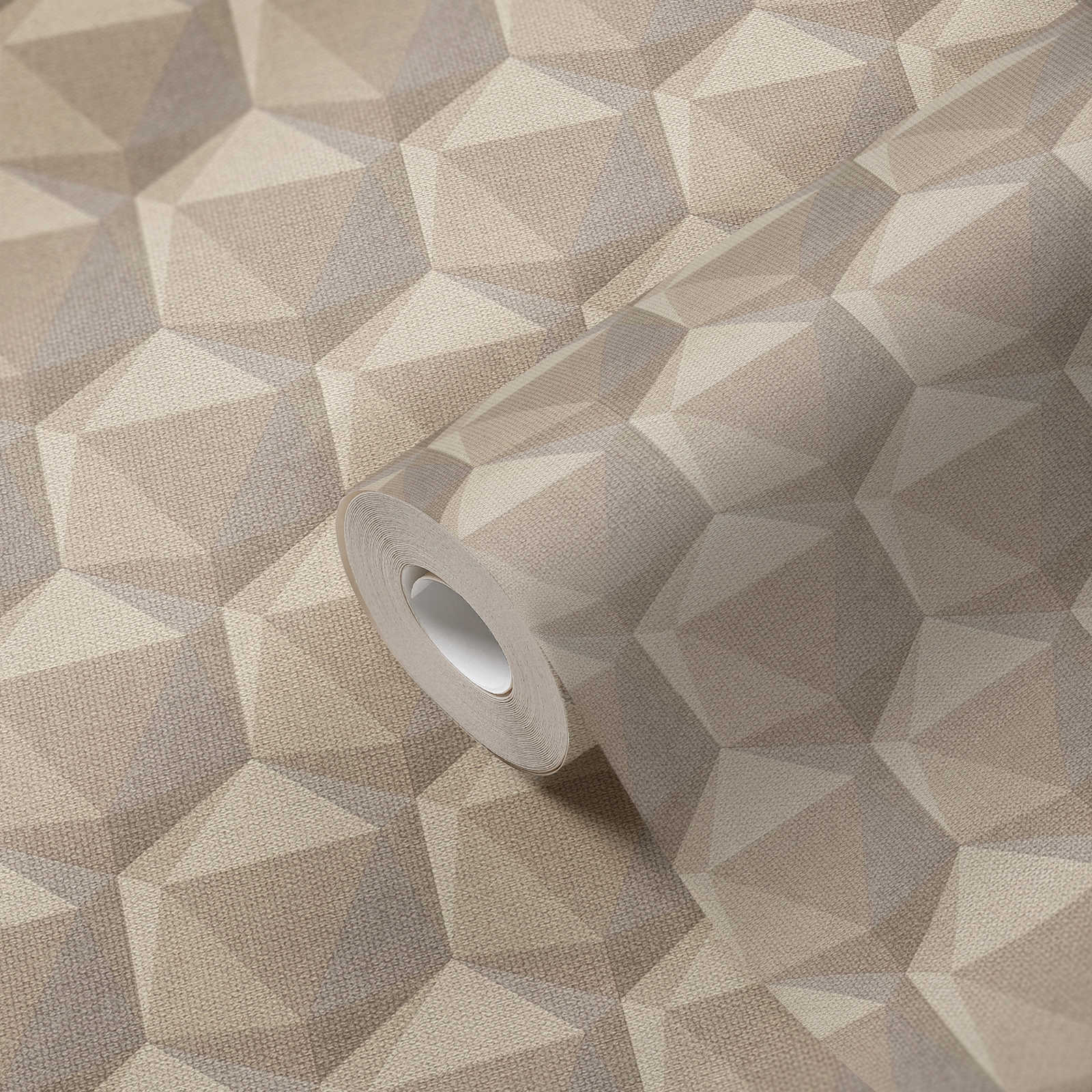 Nara - 3D Retro geometric wallpaper AS Creation    