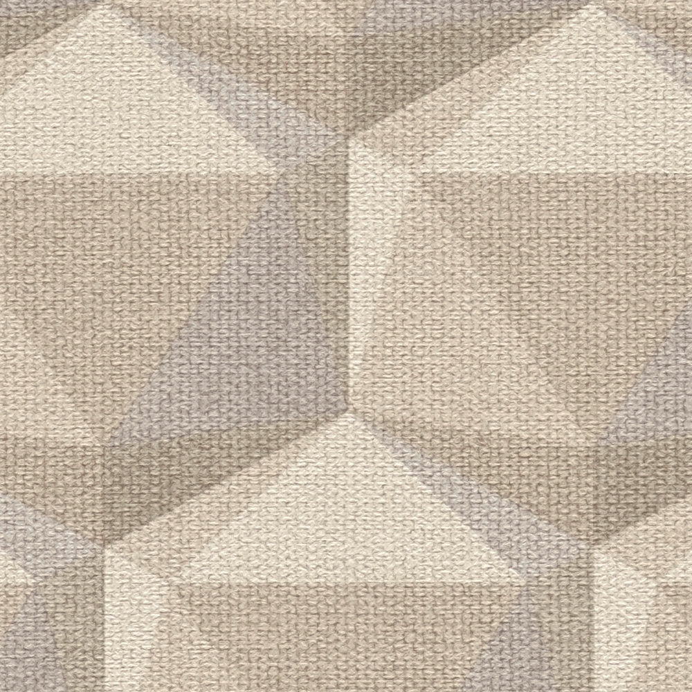 Nara - 3D Retro geometric wallpaper AS Creation    