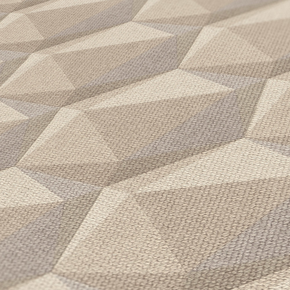 Nara - 3D Retro geometric wallpaper AS Creation    