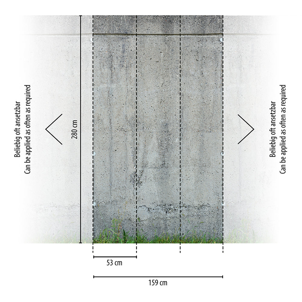 The Wall 2 - Worn Concrete smart walls AS Creation    