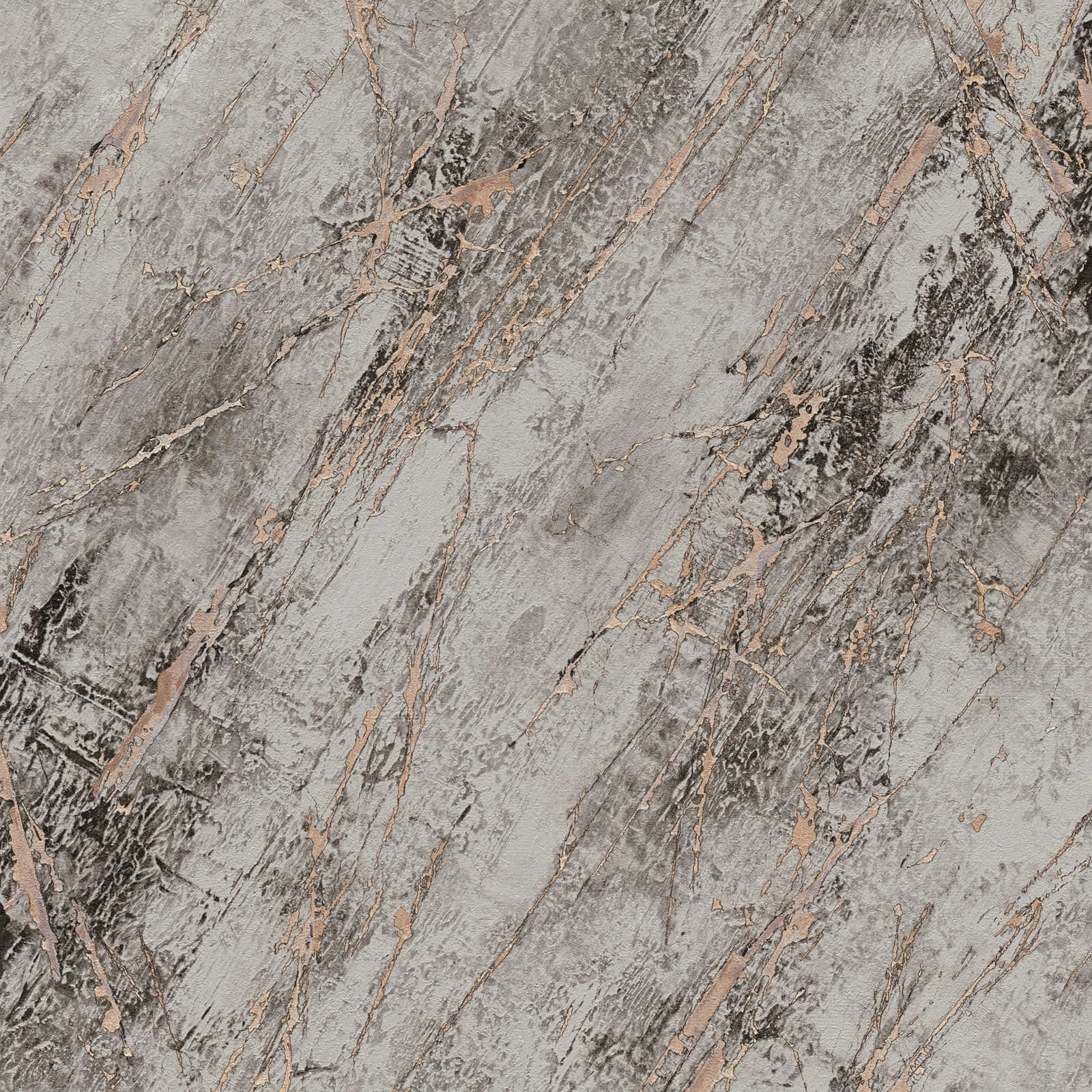The Bos - Marble industrial wallpaper AS Creation Roll Grey  388174