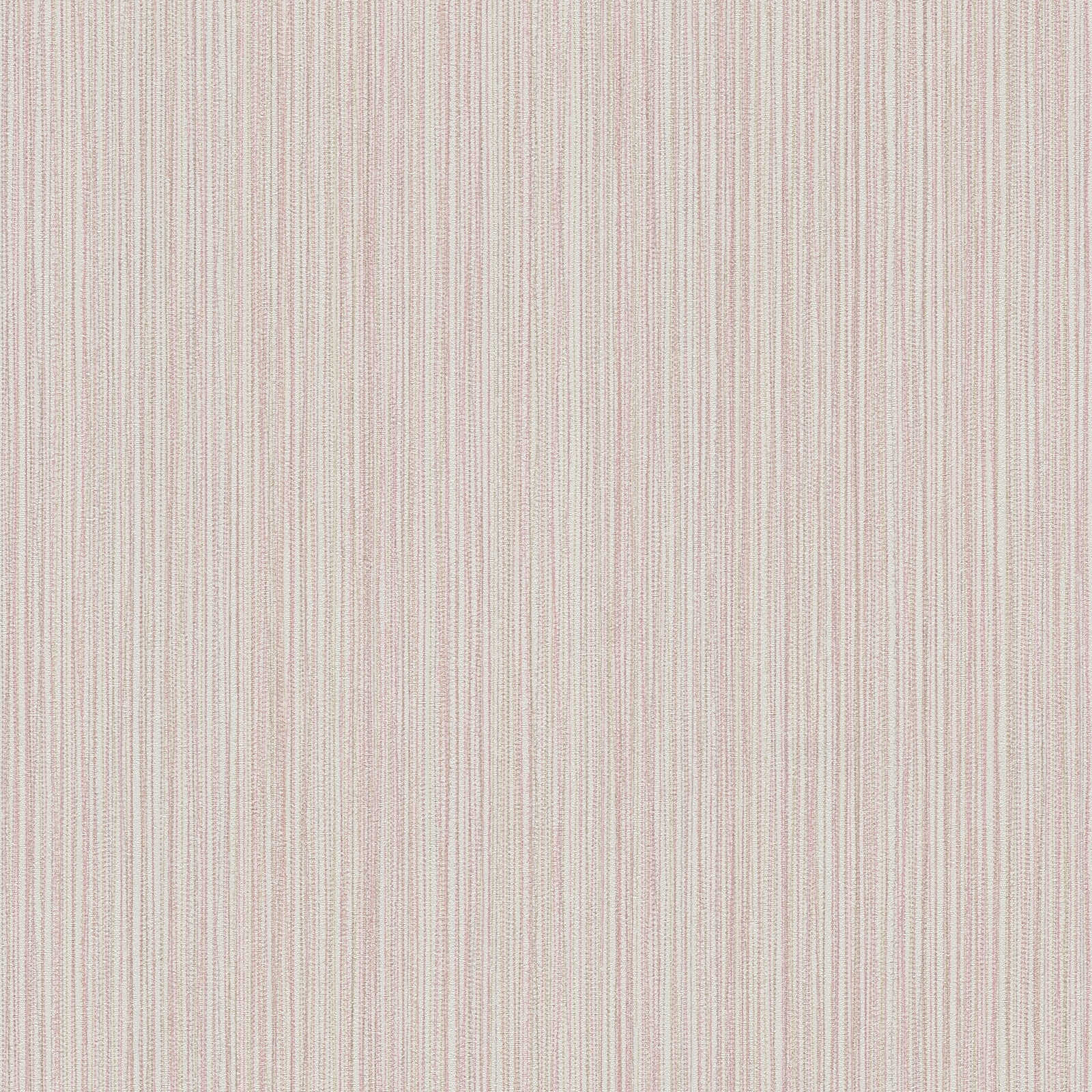 The Bos - Fine Line bold wallpaper AS Creation Roll Light Pink  388199