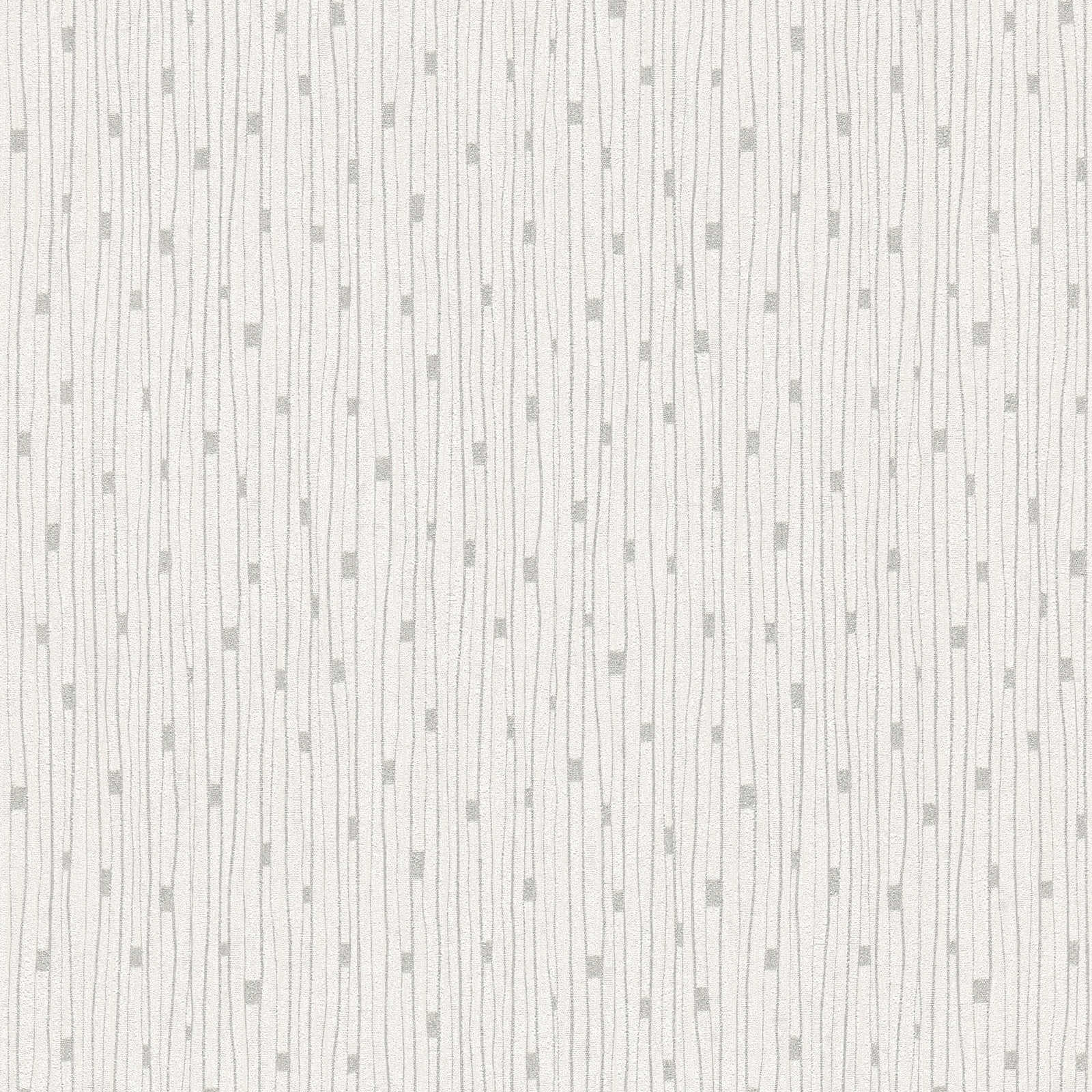 The Bos - 50s Line damask wallpaper AS Creation Roll Light Grey  388221