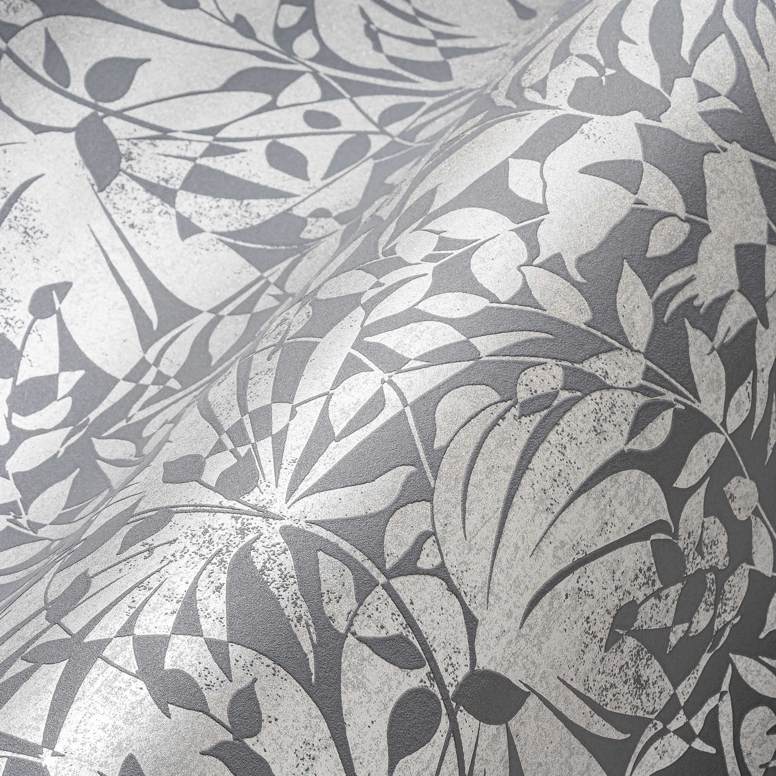 The Bos - Textured Leaf botanical wallpaper AS Creation    