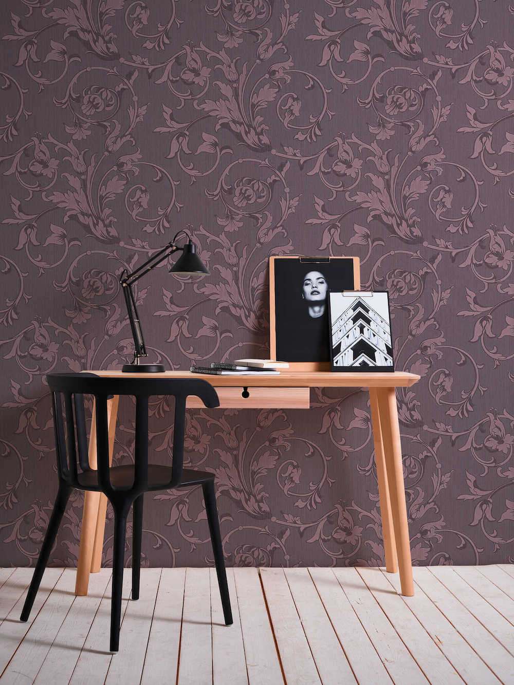 Tessuto - Embossed Filigree textile wallpaper AS Creation    