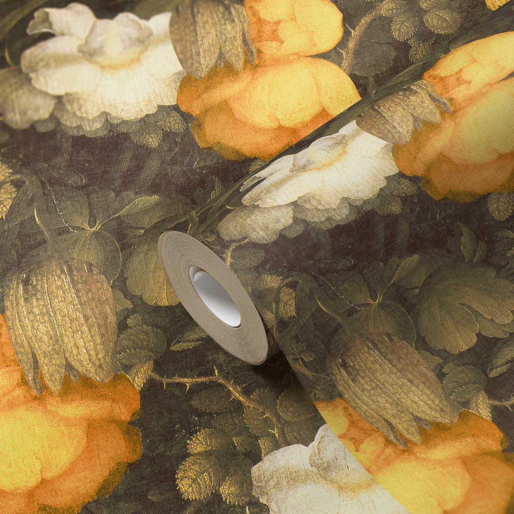 Metropolitan Stories - Floral Canvas botanical wallpaper AS Creation    
