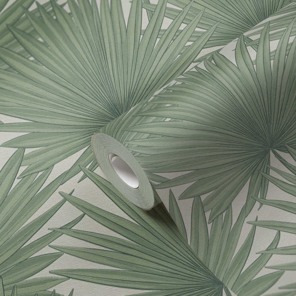 Antigua - Palm Leaves botanical wallpaper AS Creation    