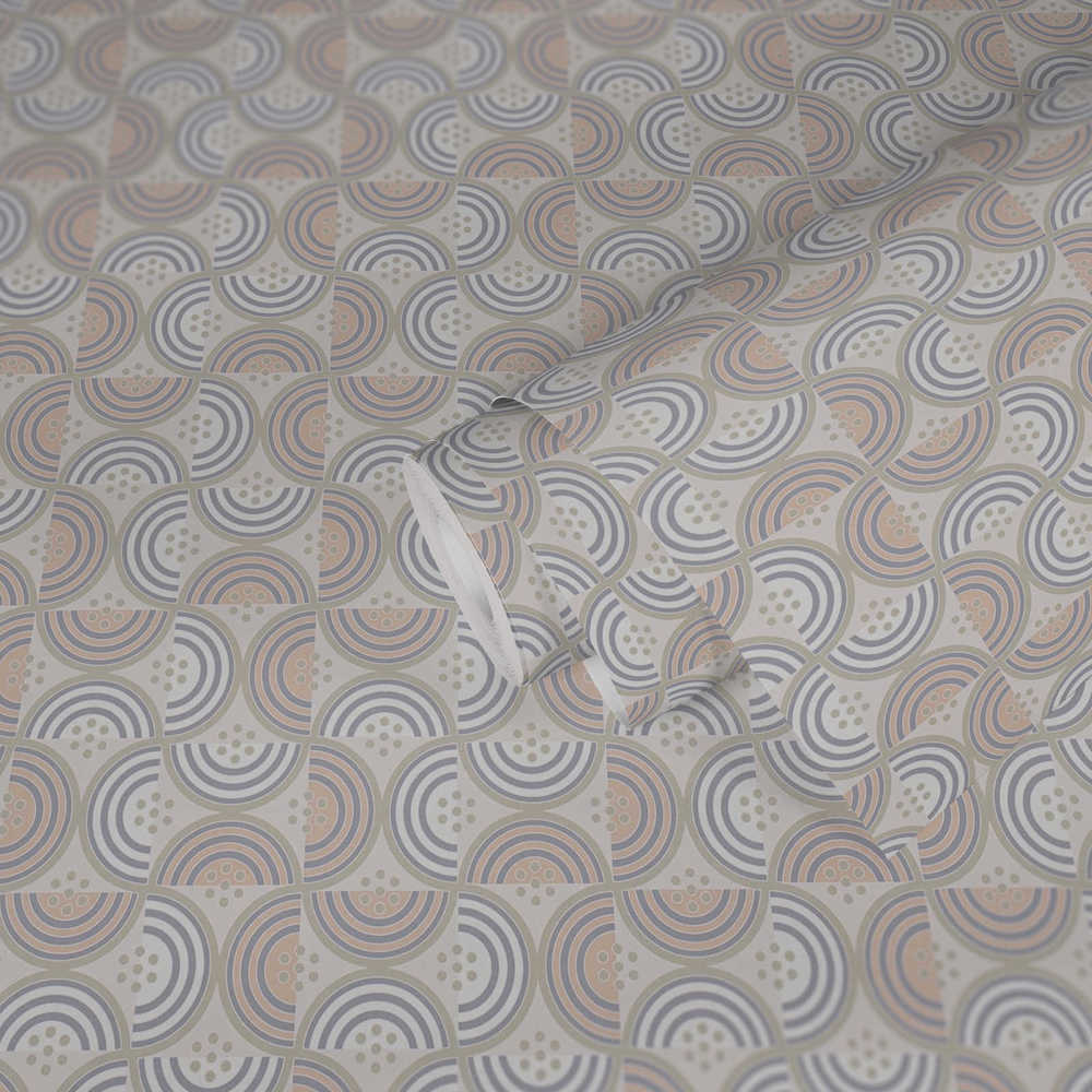 Art of Eden - Semicircles art deco wallpaper AS Creation    