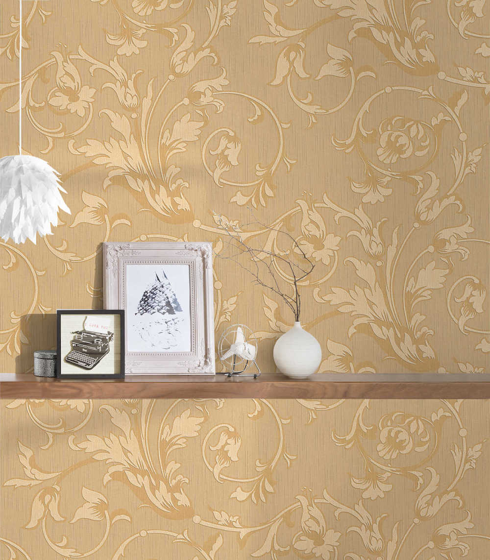 Tessuto - Embossed Filigree textile wallpaper AS Creation    