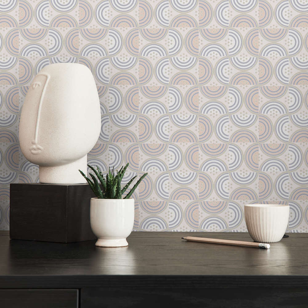 Art of Eden - Semicircles art deco wallpaper AS Creation    