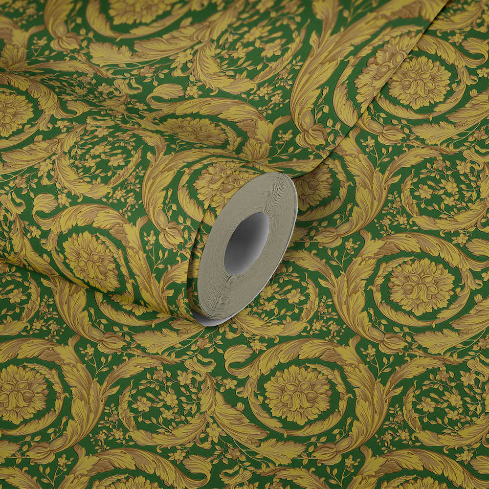 Versace 4- Classic Floral Swirls designer wallpaper AS Creation    