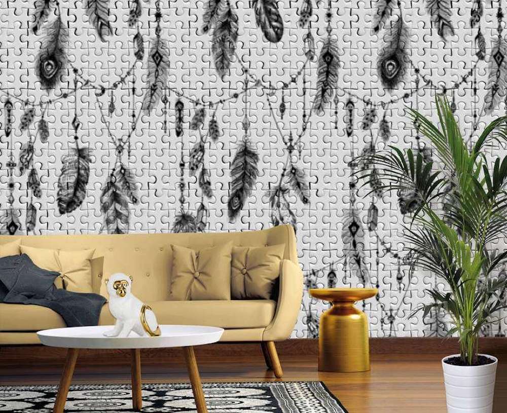 Atelier 47 - Feather Puzzle digital print AS Creation    