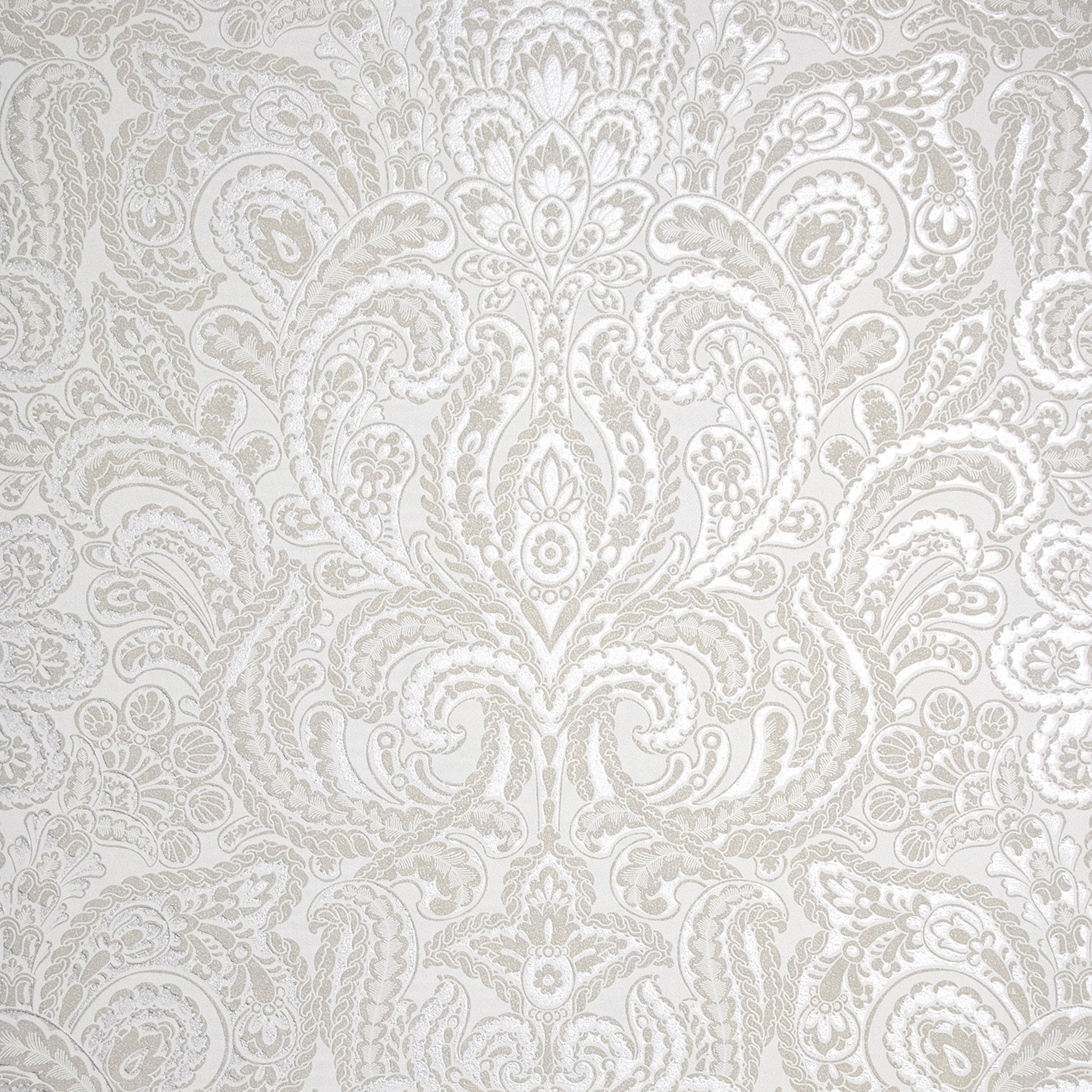 Adonea - Ares damask wallpaper Hohenberger Roll Light Grey  64302