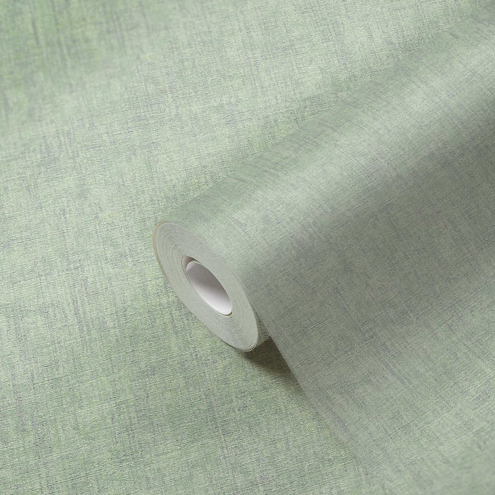 Greenery - Linen Luxe bold wallpaper AS Creation    