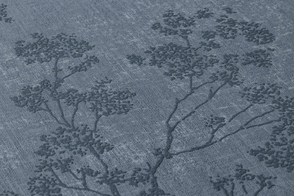 New Walls - Flourishing Linen botanical wallpaper AS Creation    
