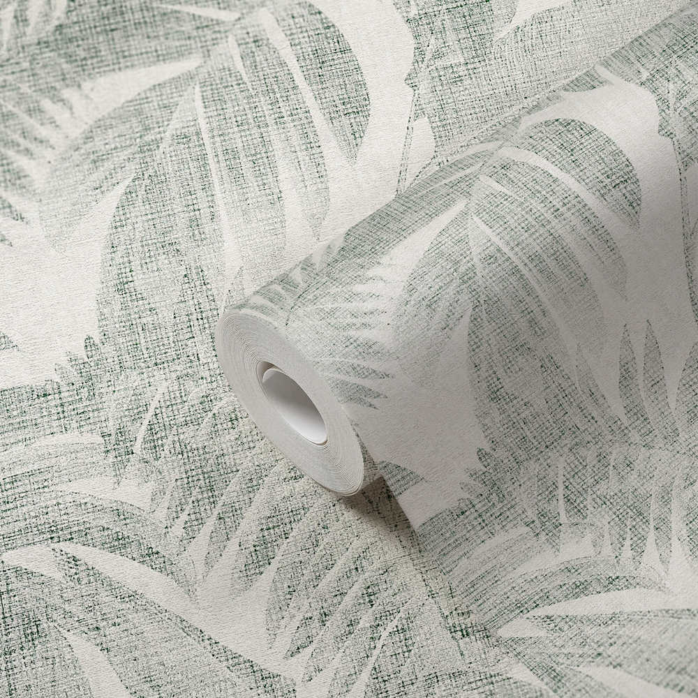 New Walls - Tropical Linen botanical wallpaper AS Creation    