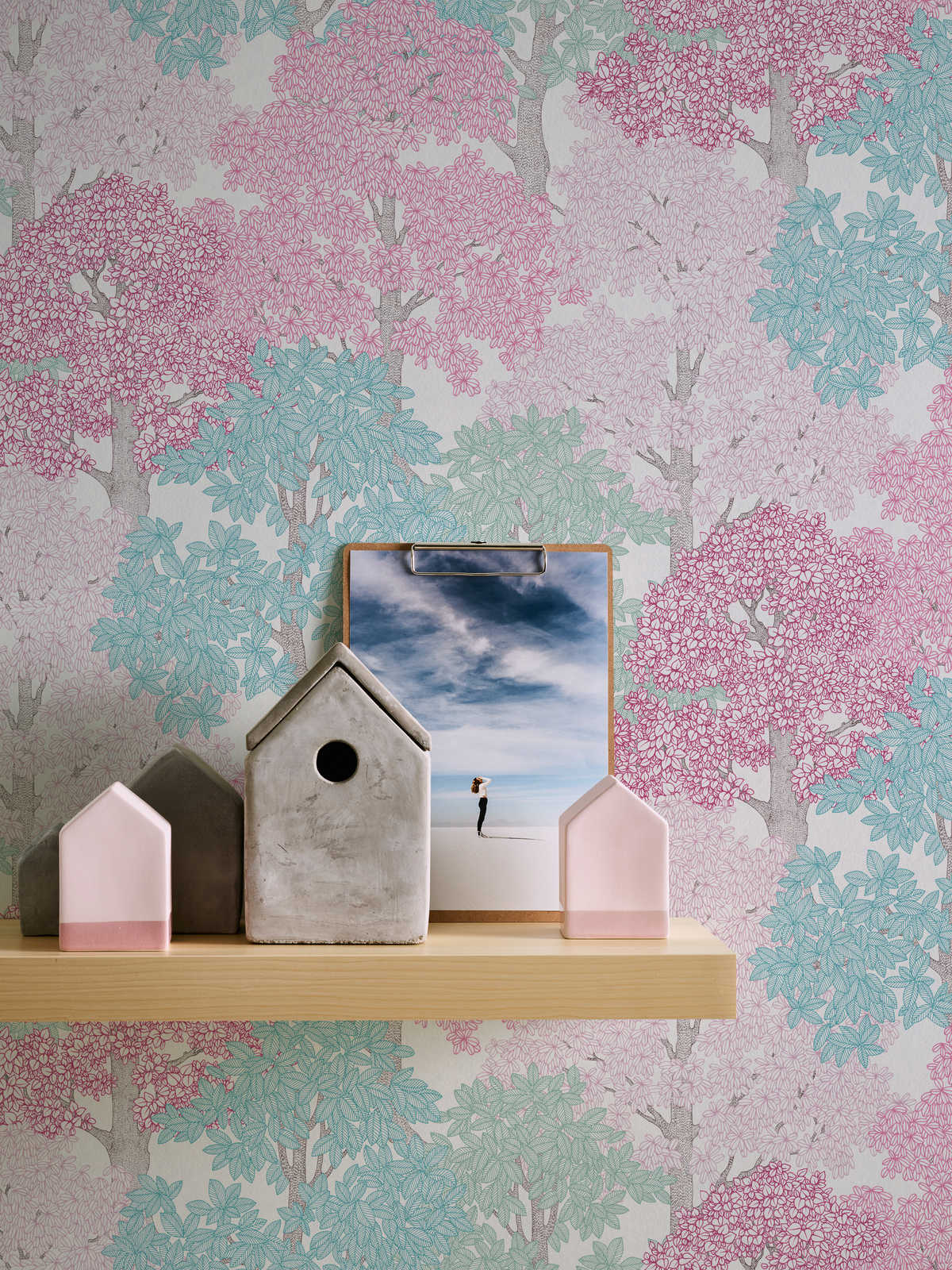 Floral Impression - Whispering Leaves botanical wallpaper AS Creation    