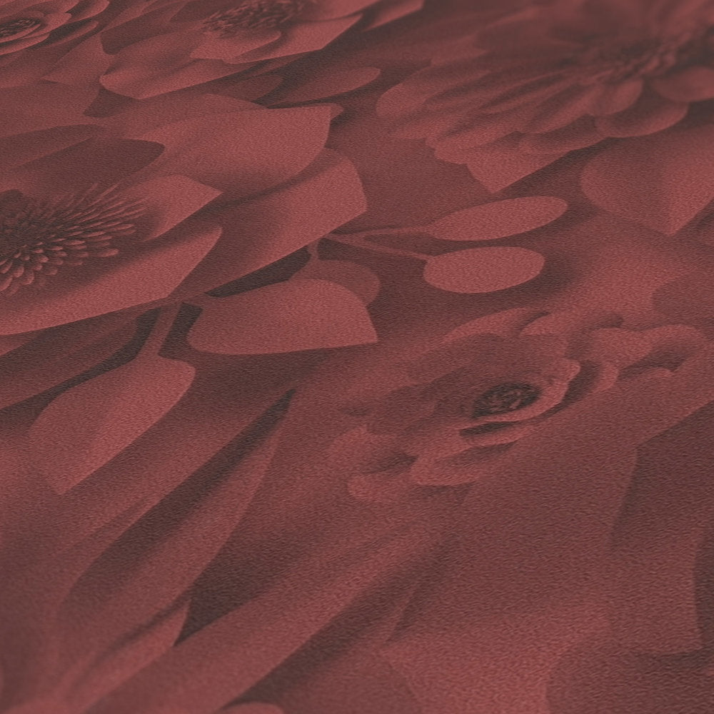 Pint Walls -  3D Effect Roses botanical wallpaper AS Creation    