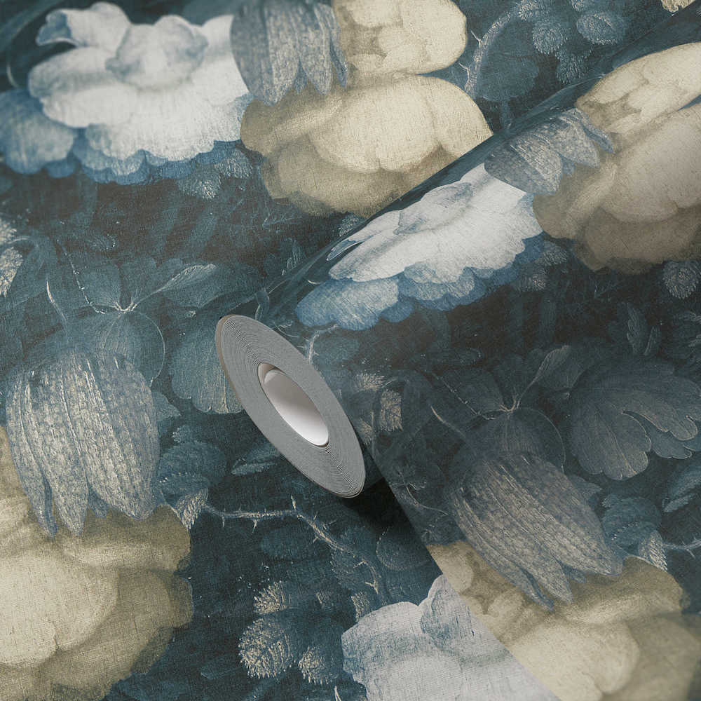 Metropolitan Stories - Floral Canvas botanical wallpaper AS Creation    