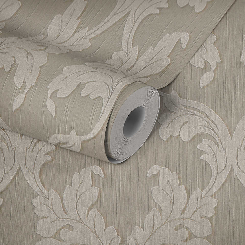 Tessuto - Textured Filigree textile wallpaper AS Creation    