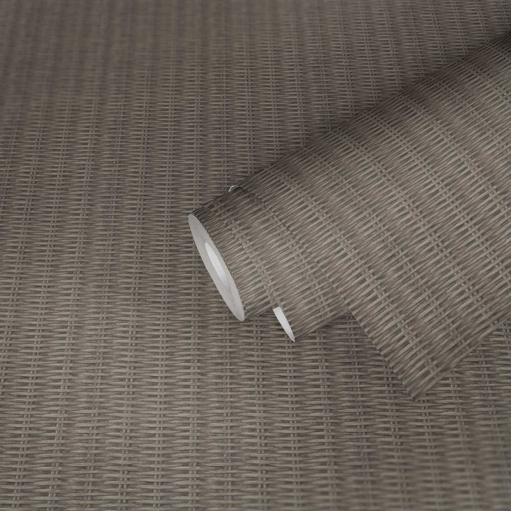 New Walls - Beautiful Basketweave bold wallpaper AS Creation    
