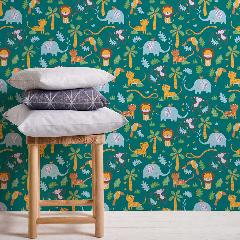 Little Love - Jungle Fun kids wallpaper AS Creation    