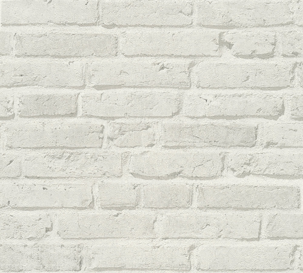 Industrial Elements - Brick Lovers industrial wallpaper AS Creation Roll White  355814