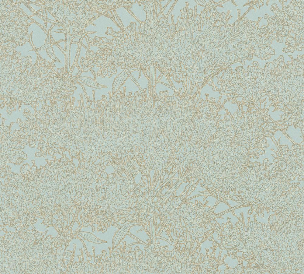 Absolutely Chic - Botanical Chic botanical wallpaper AS Creation Roll Light Green  369722