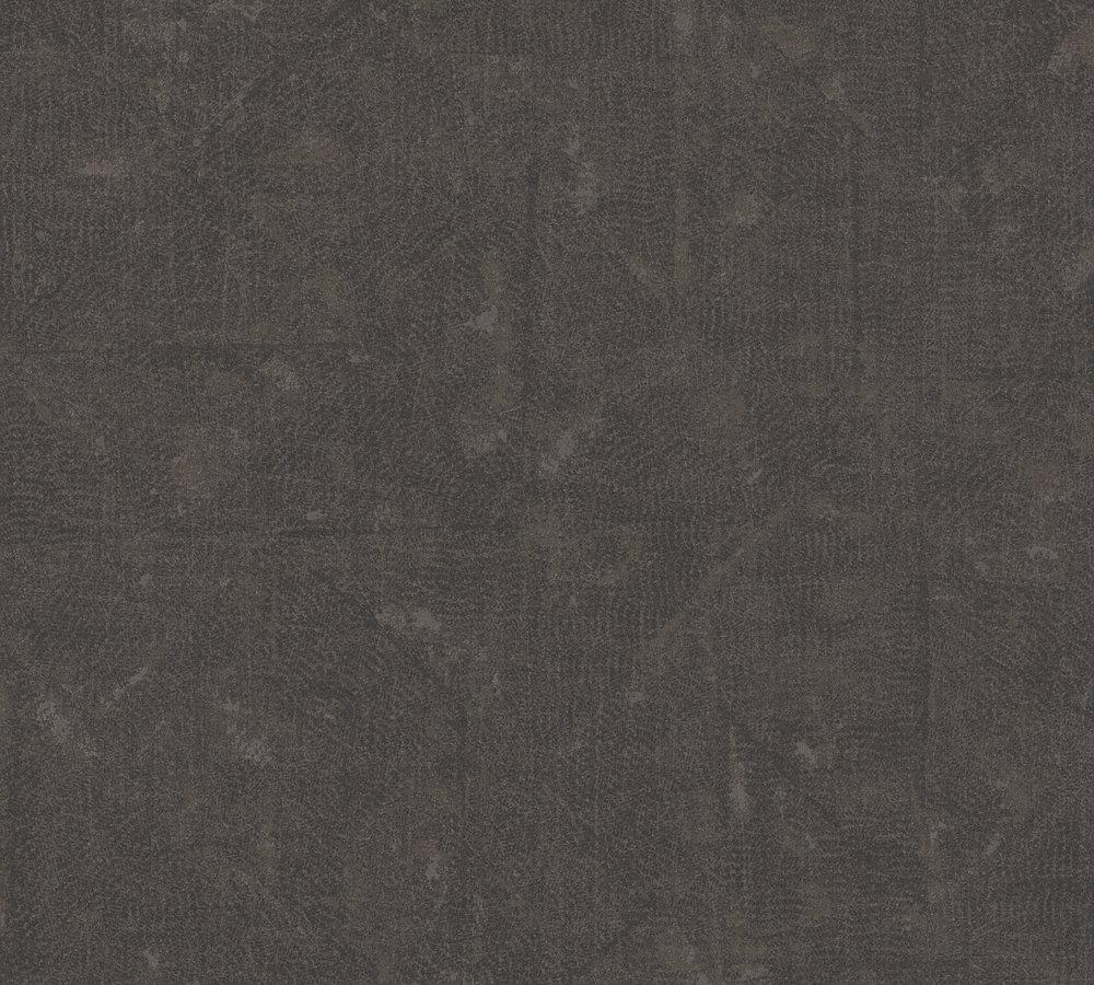 Absolutely Chic - Textured Geometry geometric wallpaper AS Creation Roll Black  369742
