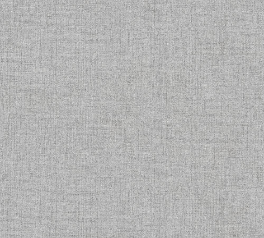 New Walls - Perfect Plains plain wallpaper AS Creation Roll Grey  374304