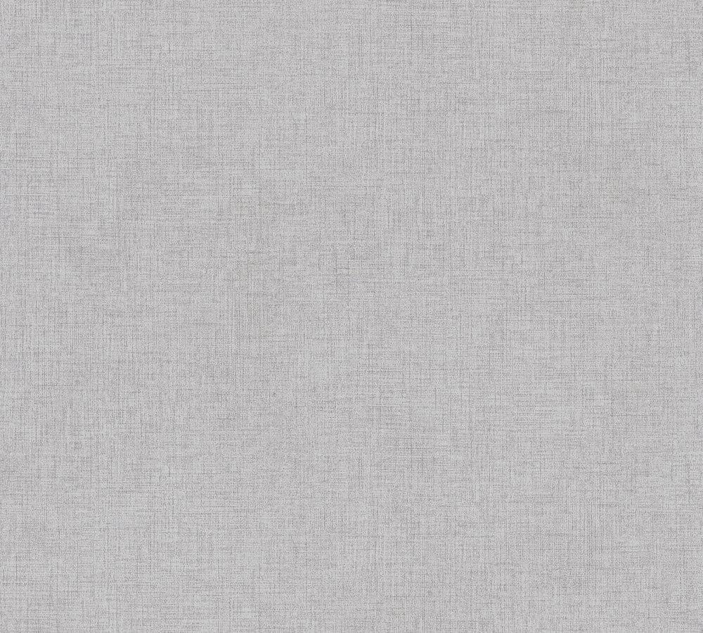New Walls - Perfect Plains plain wallpaper AS Creation Roll Light Grey  374305