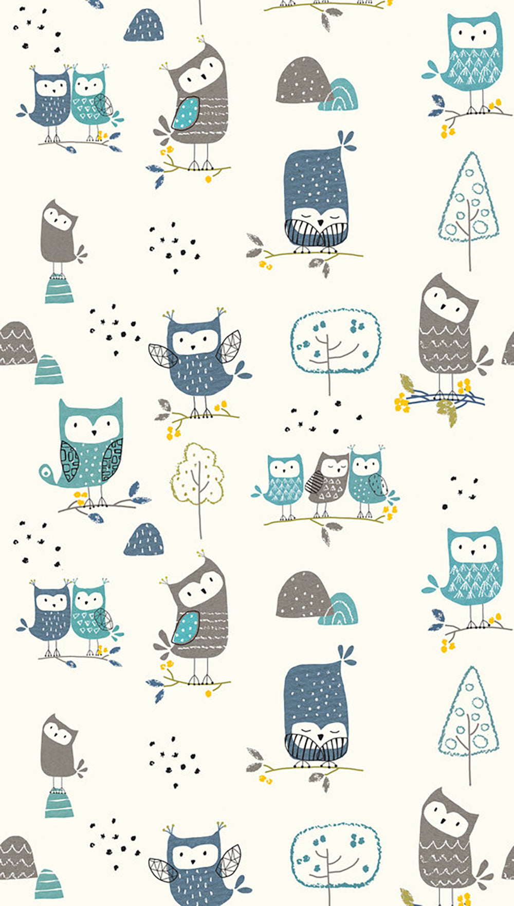 The Wall 2 - Cute Owls smart walls AS Creation Default Title   391901