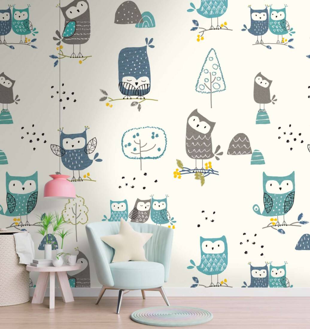 The Wall 2 - Cute Owls smart walls AS Creation    
