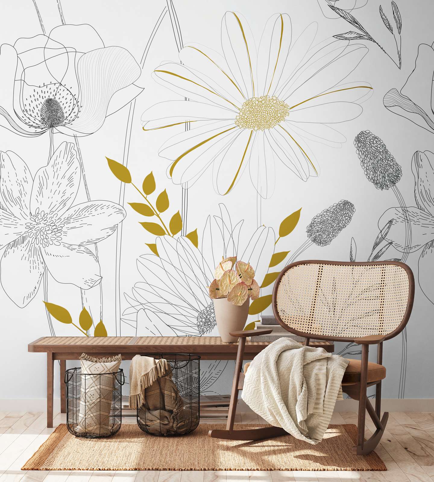 The Wall 2 - Poppies & Daisies smart walls AS Creation    