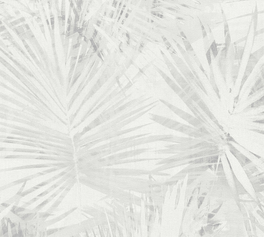 Hygge - Scandi Fronds botanical wallpaper AS Creation Roll Light Grey  363851