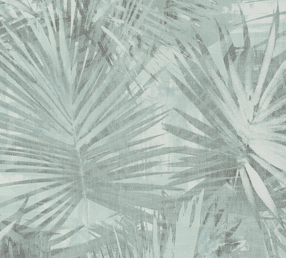 Hygge - Scandi Fronds botanical wallpaper AS Creation Roll Dark Green 363853