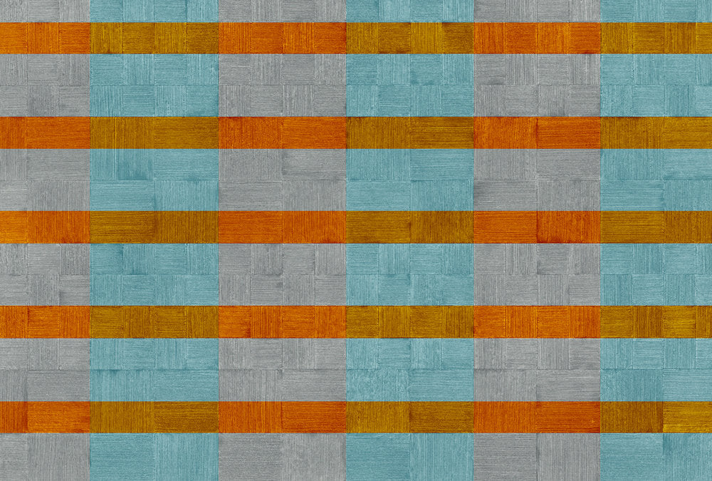 Atelier 47 - Plaster Art digital print AS Creation Teal   116755