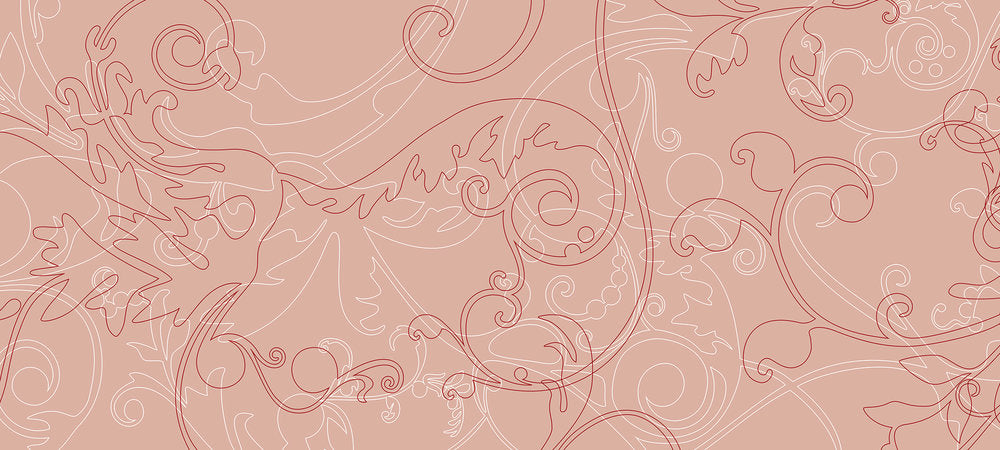Atelier 47 - Ornamental Art digital print AS Creation Salmon   116870