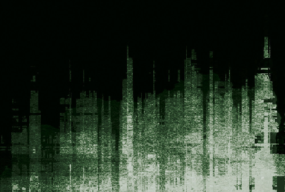 Atelier 47 - Skyline Artwork digital print AS Creation Black   116970