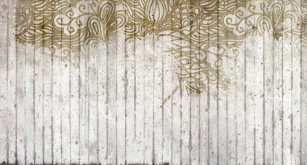 Atelier 47 - Concrete Ornament digital print AS Creation Brown   117005