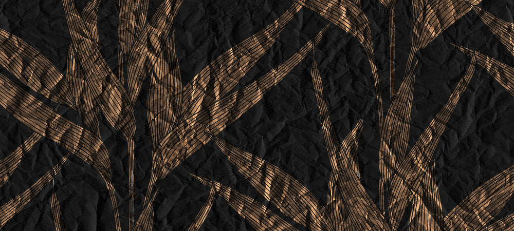 Atelier 47 - Paper Leaves digital print AS Creation Brown   117130