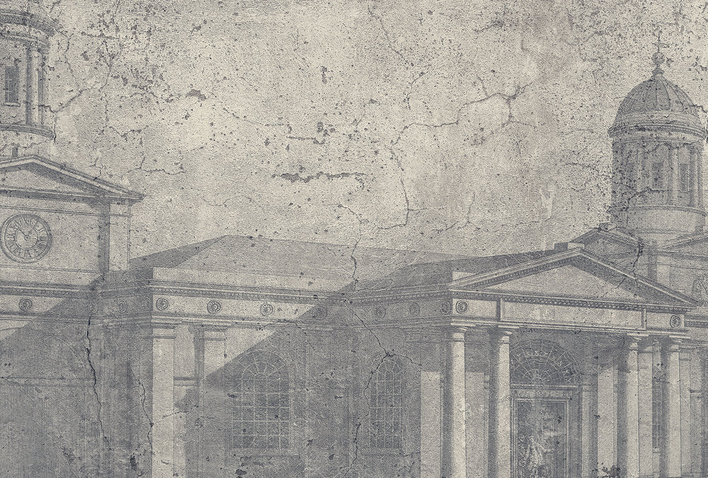 Atelier 47 - Old Buildings digital print AS Creation Beige   117240