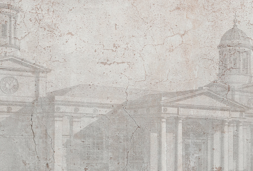Atelier 47 - Old Buildings digital print AS Creation Grey   117250